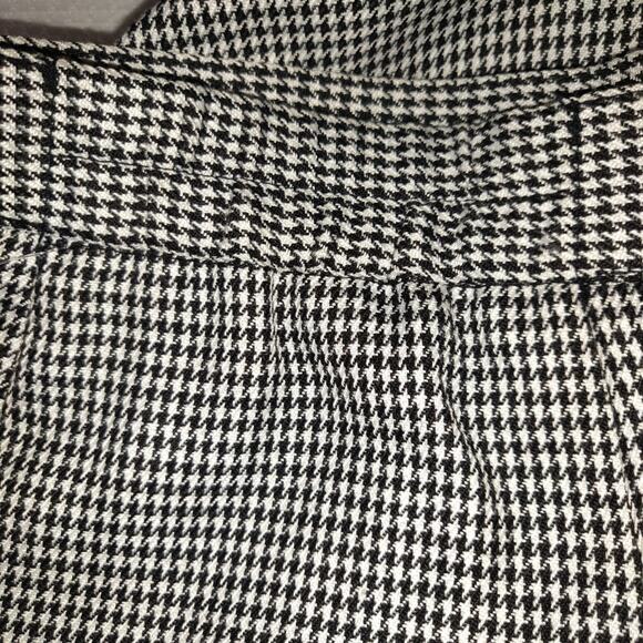 Leslie Fay Houndstooth Pencil Skirt 10 Black White Career Rainbow Brights NWT - Picture 13 of 16
